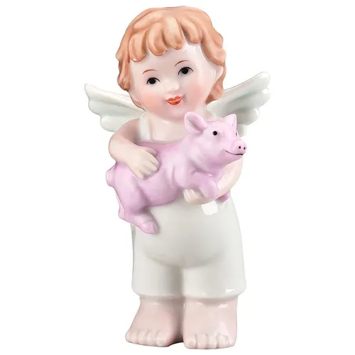 Hutschenreuther Engel Sammelserie Emma & Anton ''Viel Glück'' Porzellanfigur