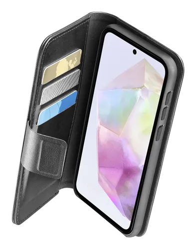 Folio für Samsung Galaxy A36 & A56 - Schwarz - Stylische Book Agenda für Samsung Galaxy A36 & A56, schützt dein Smartphone und bietet praktischen Stauraum für Karten.