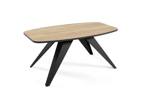 Feldmann-Wohnen Couchtisch aus Alteiche, oval, 120x60 cm - Eleganter Couchtisch aus Alteiche mit modernem Design. Perfekt kombinierbar und vielseitig einsetzbar. Erhältlich in verschiedenen Tischplatten- und Gestellfarben für individuelle Anpassung.