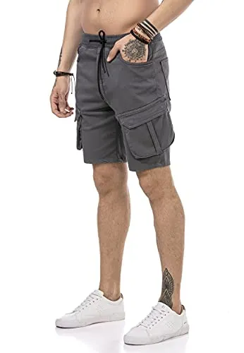 Redbridge Cargoshorts Kurze Hose Casual Baumwolle Premium Qualität Anthrazit S