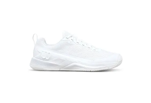 Wilson Rush Pro 4.5 - Allcourt Tennisschuh in Weiß 49 1/3 EU - Sportlicher Tennisschuh mit Schnürung, ideal für alle Platzarten. Bietet optimalen Halt und Komfort bei jedem Spiel.