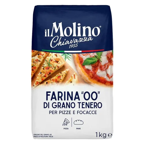 Farina 00 di Grano Tenero Mehl für Pizza und Focacce 1 kg - il Molino Chiavazza