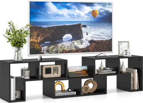 COSTWAY 3-teiliges Fernsehschrank-Set aus Holz von Costway