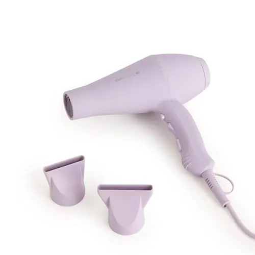 CREATE/HAIR STYLER/Haartrockner Violett/AC-Motor, schnell, 2 Köpfe, 3 Temperaturen, Kühlfunktion, 2 Luftgeschwindigkeiten, 2100W