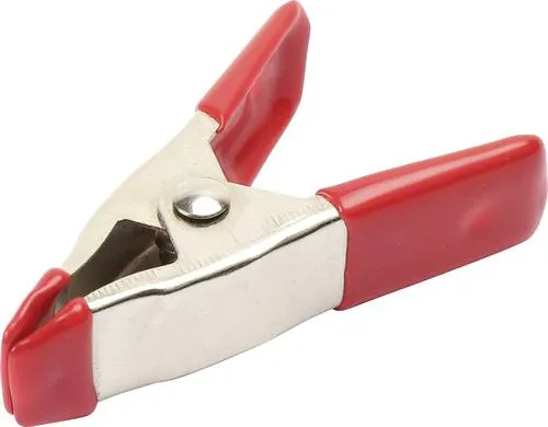 TOOLCRAFT Federklemme Metall teilgummiert 50mm 1586228 Produktabmessung, Länge: 50mm Ausladungs-Maße:18mm