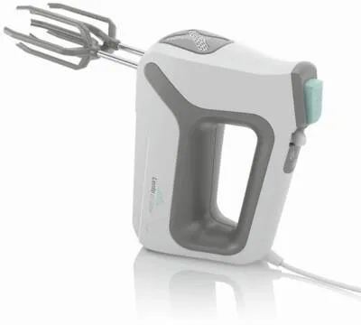 Eta LENTO 5in1 Handmixer Weiss 550 Watt - Vielseitiger Handmixer mit 4 Geschwindigkeitsstufen, ideal für das einfache Mixen und Zubereiten in der Küche.
