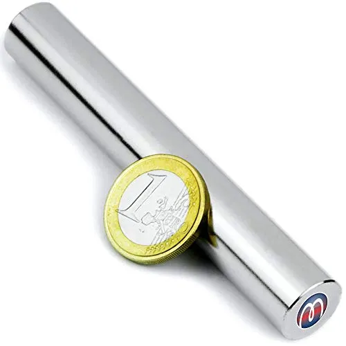 Stabmagnet Magnetstab Ø 15 x 100 mm Neodym N40 (NdFeB) Nickel - Haftkraft 10 kg - Starke Magnete in Stabform für Industrie und Haushalt