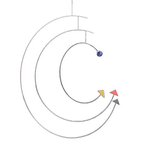 Flensted Mobiles So Close Mobile aus Stahl, 59x57 cm - Das Flensted Mobiles So Close Mobile aus hochwertigem Stahl und Papierkarton ist perfekt ausbalanciert und ein echter Blickfang. Ideal als Geschenk zur Geburt oder Taufe, liebevoll handgefertigt in Dänemark.