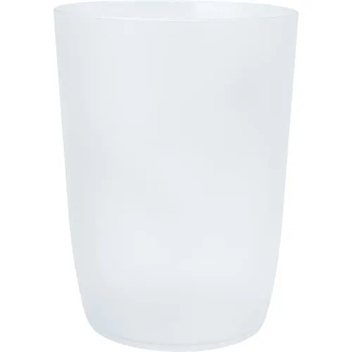 Produktbild Wellsamed Zahnputzbecher Becher Trinkbecher Kunststoff 0,3 L weiß transparent