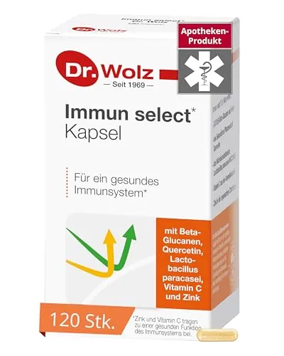 Immun Select Dr.wolz Kapseln 120 St - Multivitaminpräparat für ein starkes Immunsystem, rezeptfrei und von Dr. Wolz Zell GmbH