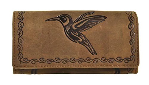 Jockey Club Damen Geldbörse lang aus echtem Leder mit RFID Schutz - Elegante Damen-Geldbörse aus naturbelassenem Büffelleder mit Smartphonefach und RFID Schutz, ideal für stilbewusste Frauen.