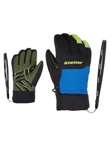 Ziener Kinder Ski-Handschuhe LANUS AS - Wasserdicht & Atmungsaktiv - Trainingshandschuhe für Kinder, mit warmem Primaloft-Futter und AQUASHIELD Membran für besten Kälteschutz und Trockenheit.