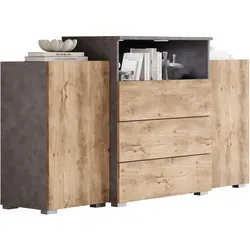 Sideboard Urban 150 Kastanie/Anthrazit