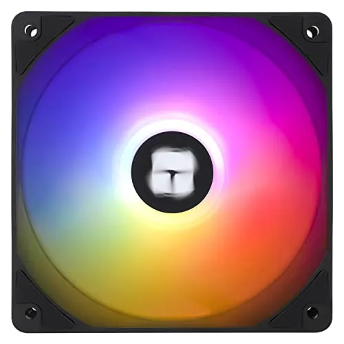 Thermalright TL-C12C-S CPU Lüfter 120mm ARGB Gehäusekühler Lüfter,4pin PWM leiser Computerventilator mit S-FDB Lager enthalten,bis zu 1550RPM