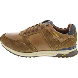 camel active Sneaker blau|braun 40 - Herren-Halbschuhe aus hochwertigem Leder, bequem mit 2 cm Absatzhöhe, ideal für lässige Outfits und den Alltag.