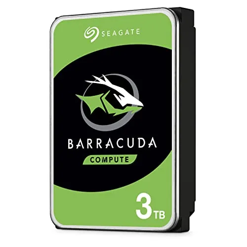 Produktbild Seagate Barracuda 3TB interne Festplatte HDD, 3.5 Zoll, 5400 U/Min, 256 MB Cache, SATA 6GB/s, silber, Modellnr.: ST3000DM007