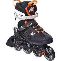 K2 ALEXIS 80 Inline Skate black/coral - 38 - Inliner für Anfänger bis Fortgeschrittene, mit Original K2 Softboot für perfekten Komfort und Passform. Ideal für sommerliche Ausflüge am See oder entspannte Fahrten mit Freunden.