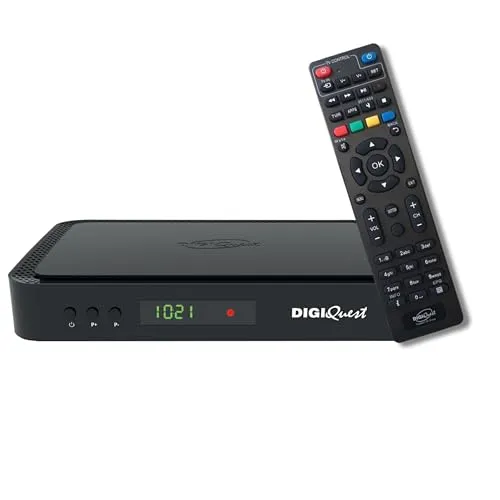 TiVuSat Smartcard Schwarz + DIGIQuest Q99 4K S2+T2 Combo Receiver