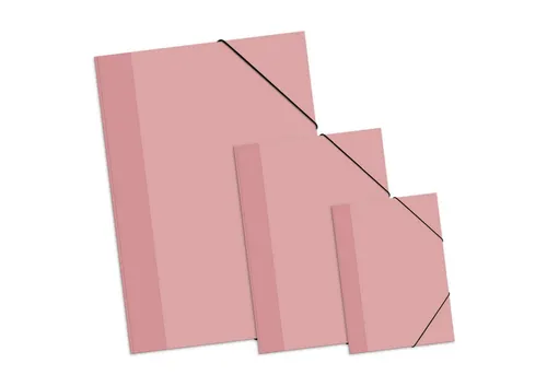 itenga Zeichenmappe A2 Sammelmappe A3 Gummizugmappe A4 Set PASTELL ROS - Praktische Gummizugmappe für DIN A2, A3 und A4 mit stylishen Motiven. Ideal für Schule und Zuhause, schützt Ihre Unterlagen sicher und ordentlich. Perfekt kombinierbar mit anderen Produkten der Serie.