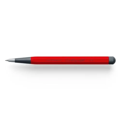 LEUCHTTURM1917 374013 Drehgriffel Nr. 2, Bleistift mit Drehmechanik, Aluminium, Stahl, designprämiert, Cherry - Bleistift