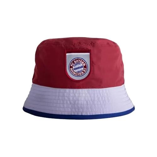COPA Football - FC Bayern München 1998 - Bucket Hat - Unisex - Einheitsgröße - Rot - Stylischer Bucket Hat im FC Bayern München Design von 1998. Perfekt für Fans und Freizeit, aus leichtem Polyester für hohen Tragekomfort. Feines Badge sorgt für authentischen Look.