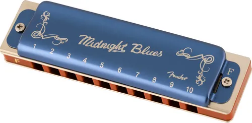 FENDER Midnight Blues Harmonica, Key of F von Fender