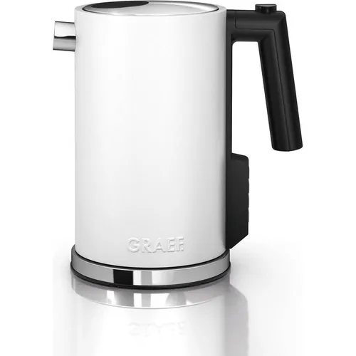 Graef Wasserkocher WK 901 - 1,2 l, 2015 W, mit Temperatureinstellung und innovativer Kindersicherung für sicheres Kochen