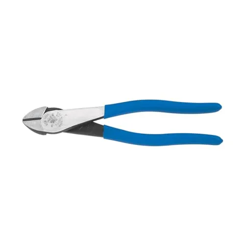 KLEIN TOOLS Robuster Diagonal-Elektronikseitenschneider, hohe Hebelwirkung, 20,5 cm