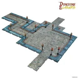 Archon Studio Dungeons and Lasers - City Streets 296545 - Actionfiguren für Miniaturenspiele, erkunde die verwirrenden Gassen der Stadt mit detailreichen Miniaturen für unvergessliche Rollenspiel-Abenteuer.