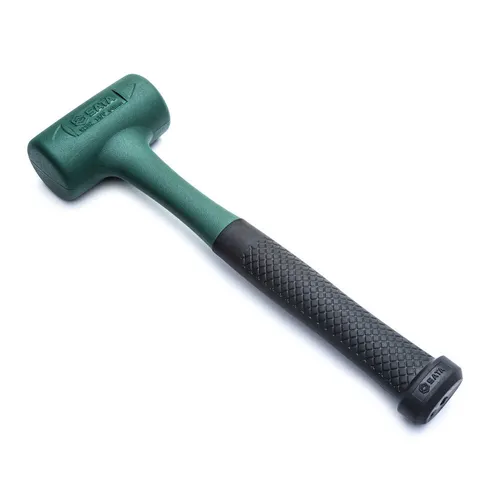 SATA Rückschlaghammer 286 mm 520 g - Ideal für präzise Arbeiten - Hämmer: Robuster Rückschlaghammer aus NBR-Material, beständig gegen Öl und extreme Kälte, mit dämpfendem Kopf für minimalen Rückprall und schützender weicher Oberfläche.