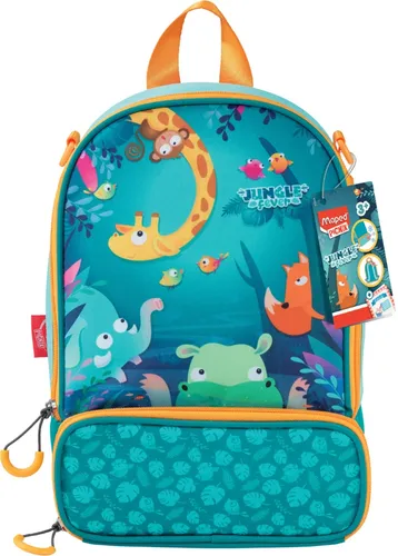 Maped PICNIK Kinderrucksack JUNGLE FEVER, türkis