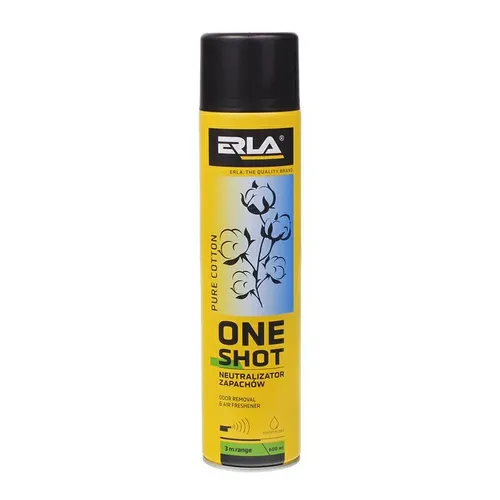 GERUCHSNEUTRALISATOR UND RAUMLUFTFRISCHER ERLA ONE SHOT PURE COTTON - 600ML