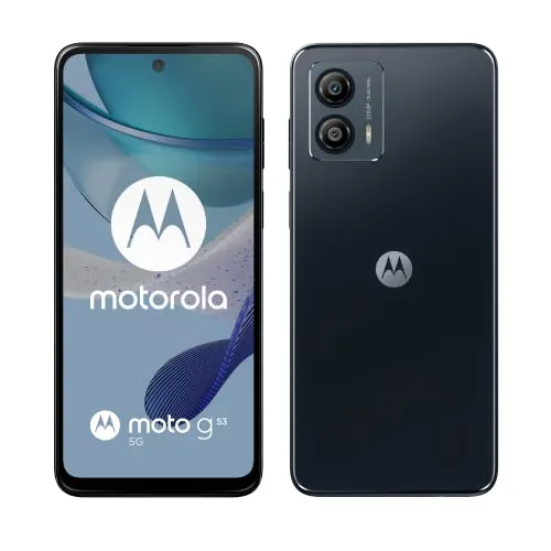 Motorola Moto g53 5G - 16.5 cm 120Hz Display, 50MP Kamera, Dolby Atmos Stereo Lautsprecher, 5000mAh Akku für eindrucksvolle Fotos und erstklassige Performance