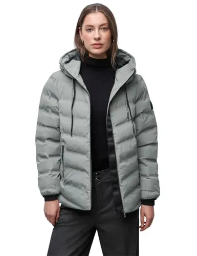 Street One Damen 2005469 Funktionsjacke mit geklebten Nähten, Fresh Sage, Größe 44 - Leichte Funktionsjacke mit Kapuze und seitlichen Zipper-Taschen, ideal für aktive Frauen, die Wert auf Stil und Funktionalität legen.