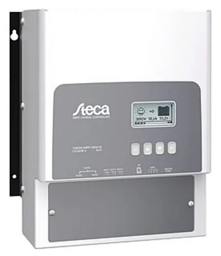 Steca Tarom MPPT 6000-M Solarladeregler - Hochleistungs-Solarladeregler für 12/24/48 V Systeme, maximaler Laststrom von 60 A und IP31 Schutz, ideal für effiziente Solarenergie-Nutzung.