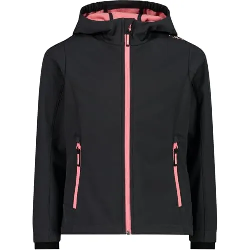 CMP KID G Jacket FIX Hood antracite-pesca (02UP) 116 von CMP