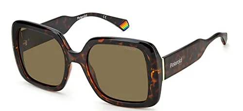 Polaroid Pld 6168/s 086/SP HAVANA Sunglasses Women's Polycarbonate, Standard, 54