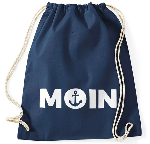 MoonWorks Turnbeutel Cooler Turnbeutel Moin mit Anker