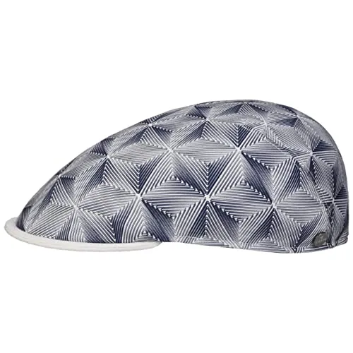 LIERYS Vancaster Flatcap Schiebermütze Frühjahr Sommer Herren Made in Italy blau S (54-55 cm)