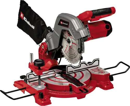 Einhell Kapp-Gehrungssäge TC-MS 216 - 1600 W, 216 mm Sägeblatt, neigbarer Sägekopf für präzise Gehrungsschnitte und saubere Arbeitsumgebung
