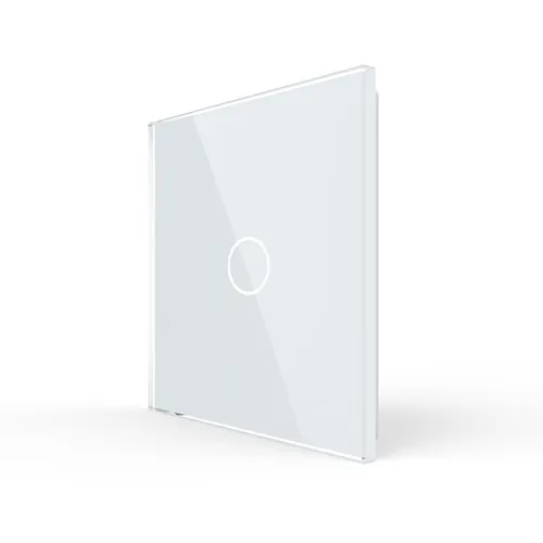 LIVOLO Glasblende Rahmen Glasrahmen 1 Fach für Lichtschalter Wandschalter Dimmer