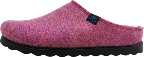 Fly Flot Bio Style Woman Damen-Hausschuhe - Hausschuhe aus recyceltem PET mit stoßfestem Fußbett, ideal für Komfort und Nachhaltigkeit, Made in Italy, in Dunkelrosa erhältlich.