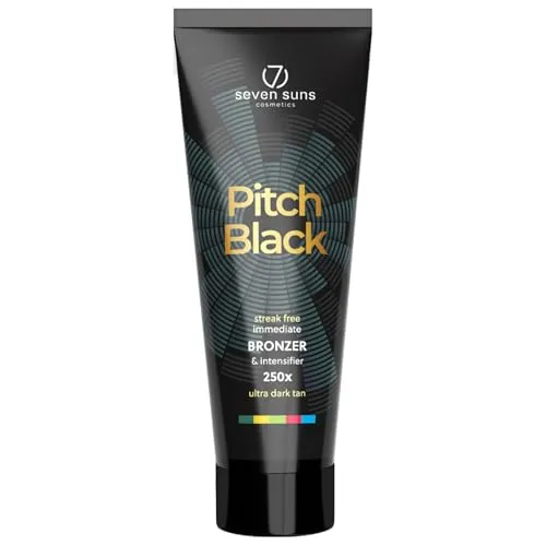 7Suns Pitch Black Ultra Dark Bronzer 250ml