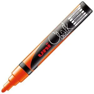 uni-ball Kreidestifte chalk PWE-5M, orange, Strichbreite 1,8 - 2,5mm, Rundspitze