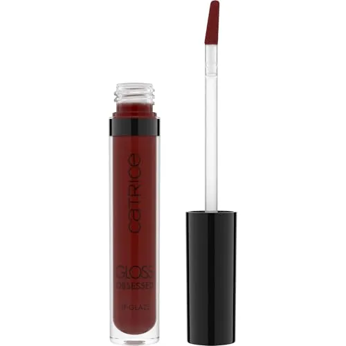 Catrice Gloss Obsessed Lip Glaze, Lipgloss, Nr. 060, Rot, glänzend, strahlend frisch, vegan, ohne Alkohol, ohne Konservierungsstoffe, ohne Parabene, 1er Pack (2.5ml)