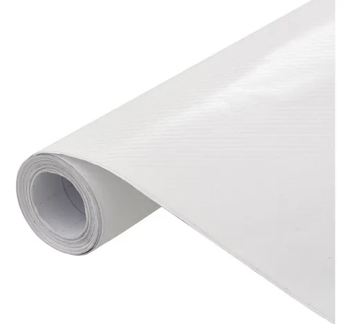 2x Autofolie 4D Weiß 100x150cm+50x150cm - Selbstklebend für individuelles Auto-Styling - Autofolie in 4D-Kohlefaser-Optik, selbstklebend und ideal für individuelles Tuning und Styling deines Fahrzeugs.