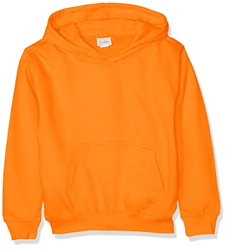 AWDis Jungen Hoodie for Kids Kapuzenpullover, Orange Crush, 2 Jahre