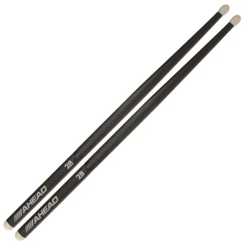AHEAD 2B Drum Sticks - Langlebige Aluminium-Sticks - Hochwertige 2B Drum Sticks aus Aluminium mit hervorragendem Grip. Langlebig und ideal für längere Spielzeiten ohne Ermüdung. Austauschbare Hülsenköpfe für individuelle Anpassung.