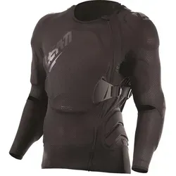 Leatt 3DF Airfit Lite Protektorenjacke - Schwarz, Größe L XL für Männer - Fahrradbekleidung mit belüftetem, weichem Stoßschaum für optimalen Komfort und Sicherheit beim Fahren. Leicht zu reinigen und ideal für alle Abenteuer!
