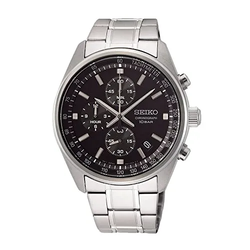 Seiko Herren-Uhr Quarz Edelstahl SSB379P1 von Seiko